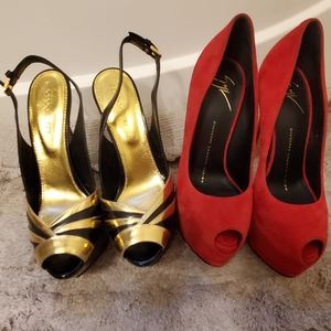 Sergio Rossi and Giuseppe Zanotti shoes
